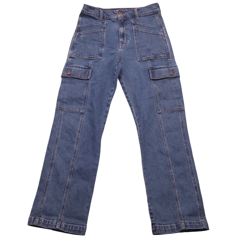 Madewell '90s Straight Cargo Jean‎ Densmore Wash Womens 27 x 29.5